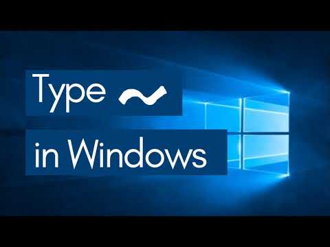 type n with tilde on pc type n with tilde on pc