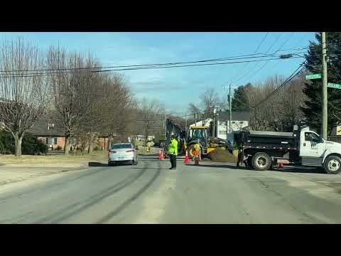 Moore Road work, Waterbury, CT ￼