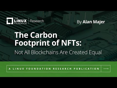 The Carbon Footprint of NFTs: Not All Blockchains Are Created Equal