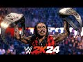 WWE 2k24 MyRise (Full Movie) Road To Wrestlemania Undisputed Championship