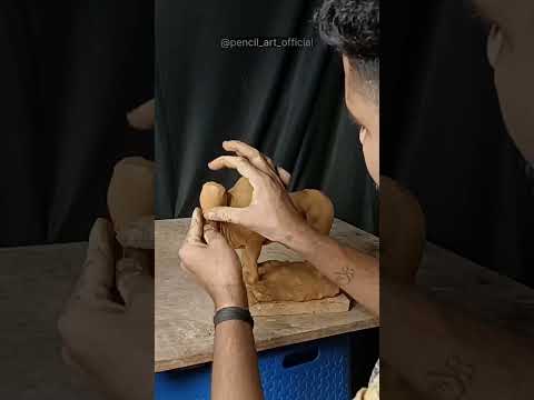 how to make easy cow || How to make Bull || creativity clay modelling #claymodeling #cow