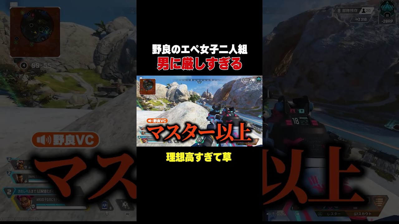 野良のエペ女子二人組の本音がヤバすぎるｗｗｗ【APEX】