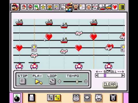 Kirby's Return To Dream Land - Cookie Country 5 on Mario Paint