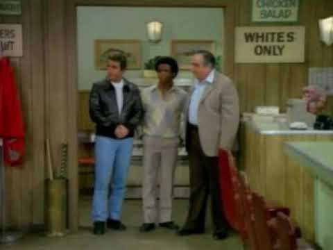 The Fonz strikes down racism