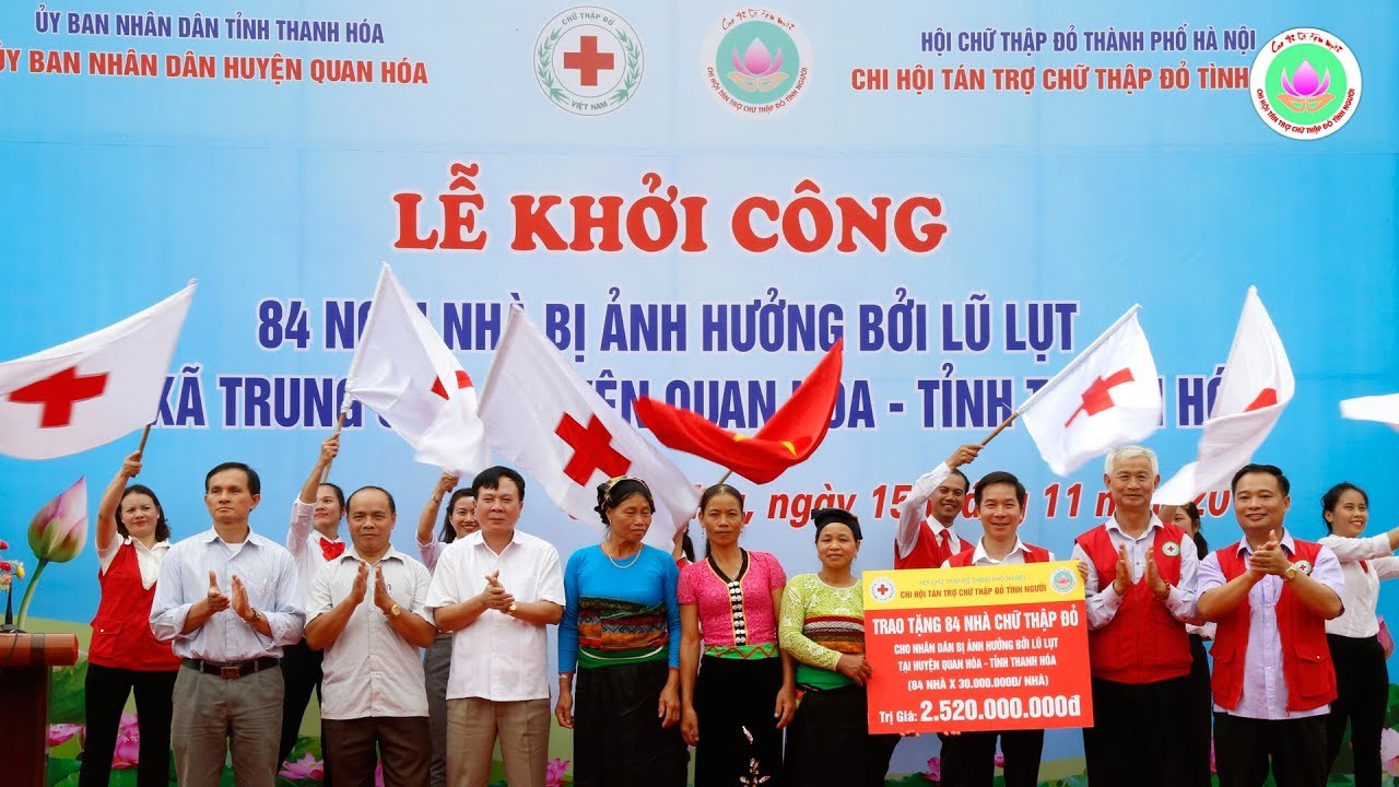 Chi hội Tình Người khởi công 84 Nhà CTĐ huyện Quan Hóa, tỉnh Thanh Hóa