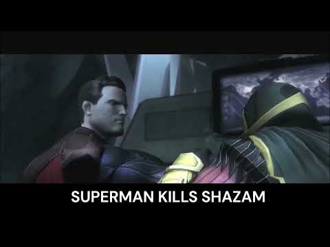 Superman Kills Shazam Death Scene - Injustice Gods Among Us