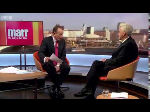 John McDonnell quizzed on the cost of nationalisation agenda