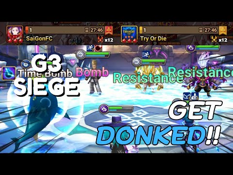 G3 SIEGE : SaiGonFC / Try Or Die - Bomb Has Been Planted... - Summoners War