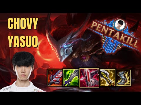 HLE CHOVY PENTAKILL WITH YASUO | CHOVY YASUO TOP VS RENEKTON | KR PATCH 11.9