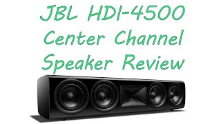 Video thumbnail for JBL HDI-4500 Center Channel Speaker Review by Erin's Audio Corner