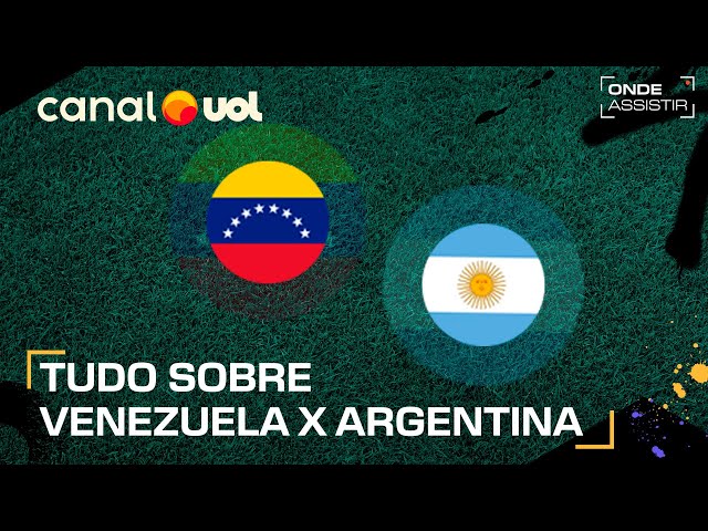 Transmissão ao vivo de Venezuela x Argentina: veja onde assistir