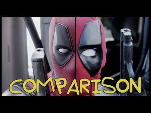 Deadpool Trailer- Homemade Side-by-Side Comparison