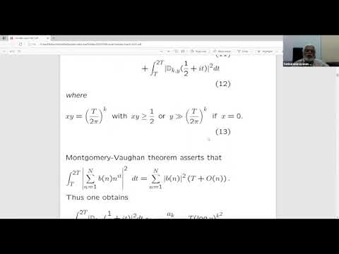 Mean-Value Theorems of ζ(s) on Certain Vertical Lines by A. Sankaranarayanan