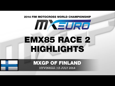 EMX85 of Finland 2014 Race 2 Highlights - Motocross