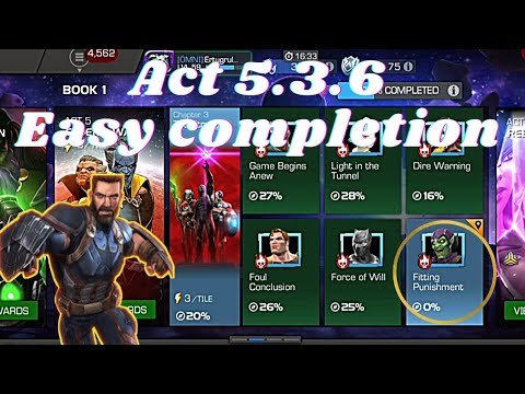 ACT 5.3.6 (FITTING PUNISHMENT) - EASY COMPLETION |MARVEL CONTEST OF CHAMPIONS | MCOC