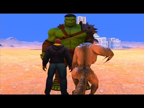 Hulk vs Luke Cage and Werewolf