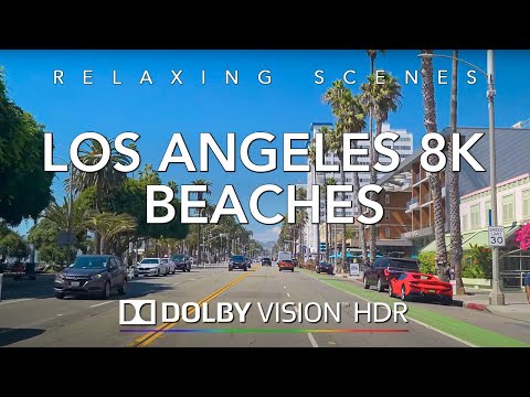 Driving Entire Los Angeles Coastline 8K HDR Dolby Vision - San Clemente to Malibu (Los Santos)