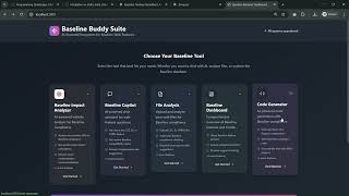 "Baseline Buddy Suite - Complete Web Development Toolkit | AI-Powered 