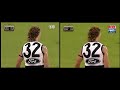 1999 R1 Geelong V Kangaroos Final Minutes Ch 7 V Fox Footy Channel
