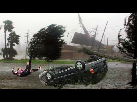Horrible footage of Hurricane Fiona hitting Puerto Rico today! Damage is happening all over the city