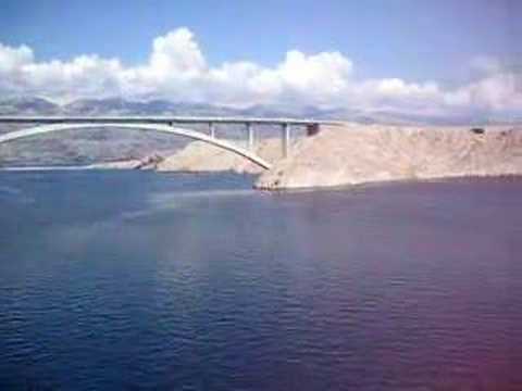 View of Pag Bridge (Paski Most)