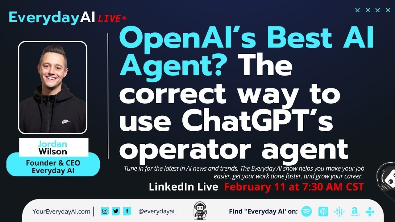 OpenAI’s Best AI Agent? The correct way to use ChatGPT’s operator agent
