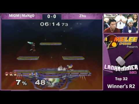 Lanhammer 2013 SSBM - Winners Top 32 - Zhu (Falco) vs. Mang0 (Marth)