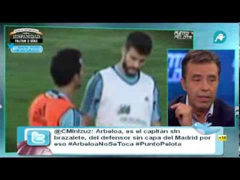 La relación Arbeloa-Piqué, analizada en Punto Pelota