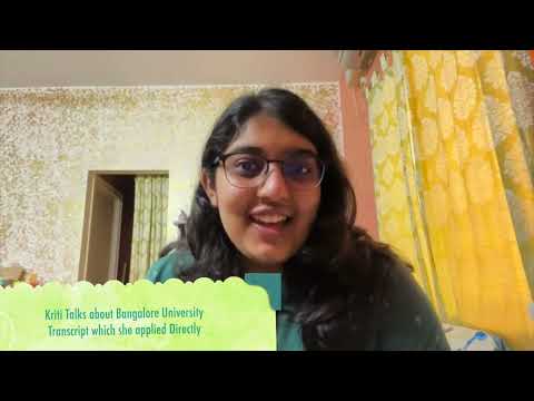 Kriti Bangalore University