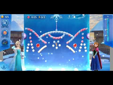 frozen free fall : icy shot - level 19 in 52 seconds