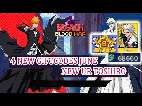 Bleach Blood War & 4 New Giftcodes June - New UR Toshiro Bleach RPG Free VIP9
