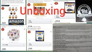 Honest review|Amazon dry fruits unboxing|online Dry fruits|Exclusive online Dry fruits & nuts store