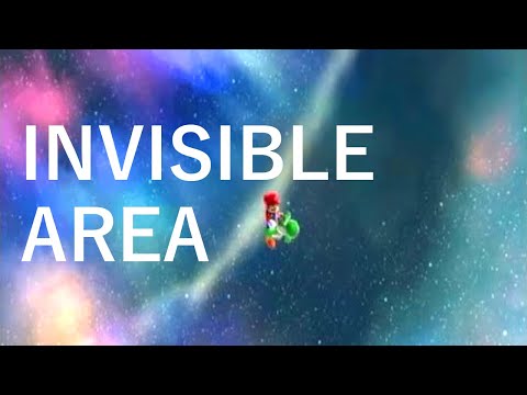 Super Mario Galaxy 2 - Invisible Area at Sweet Mystery Galaxy Glitch