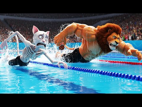 Skinny Cat Wins Diving Olympic Championship to Save his crush – Heartwarming Story Ever!