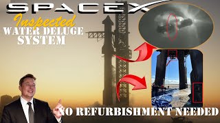 SpaceX Starship IFT-2 Blast | Aftermath | SpaceX inspected Water deluge system