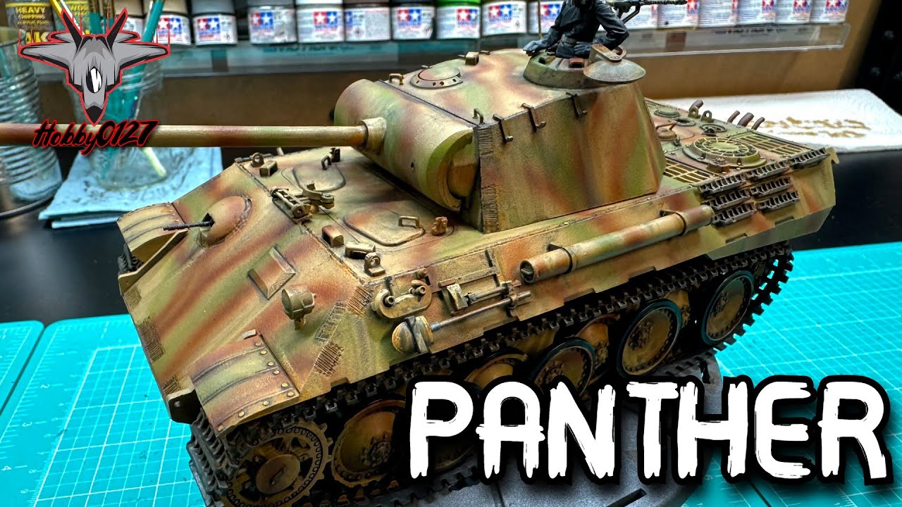 TAMIYA German Panther Build (1/35 scale)