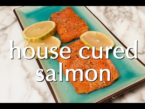 House Cured Salmon - Dinner Party Tonight