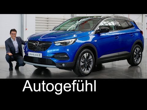 Opel Grandland X REVIEW & comparison Crossland X vs Mokka X - all-new Vauxhall SUV - Autogefühl