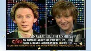 Clay Aiken With Larry King - These Open Arms