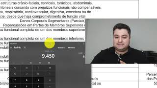 Tabela do DPVAT - Segmentos do braço ou perna