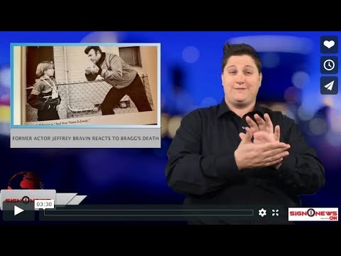 Former actor Jeffrey Bravin reacts to Bragg's death (ASL - 10.30.18)