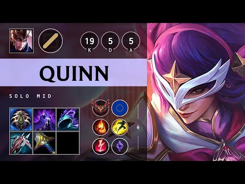 Quinn Mid vs Azir: Godlike - EUW Grandmaster Patch 14.17