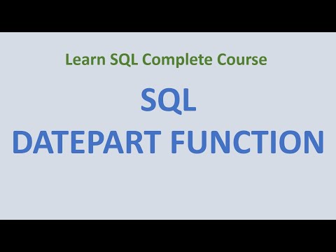 56 Sql Server Datepart Function