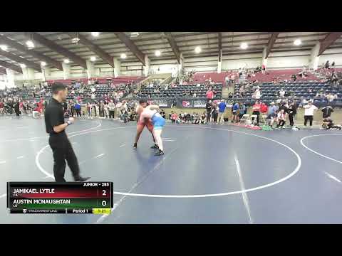 285 Lbs Cons. Semi - Jamikael Lytle, CA Vs Austin McNaughtan, UT 4c89