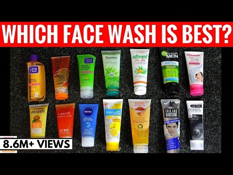 Overview of different types of face wash