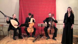 Luigi Rossi : Mio ben (Orfeo), Ensemble Anamorphoses (chant, théorbe, lirone, violoncelle)
