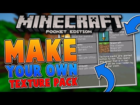 The Android Miner - CUSTOM TEXTURE PACK! - How To Make Your Own Texture Pack - Minecraft PE (Pocket Edition)