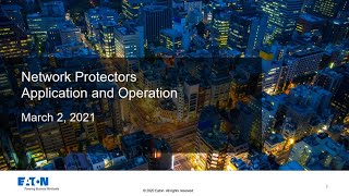 Eaton Network Protector Operator Training