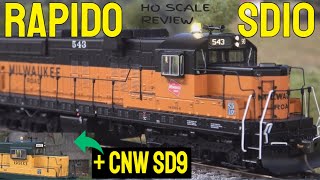 Rapido HO SD9 & SD10 Review | Lighted Beacons, LEDs & ESU LokSound Model Train for Model Railroading