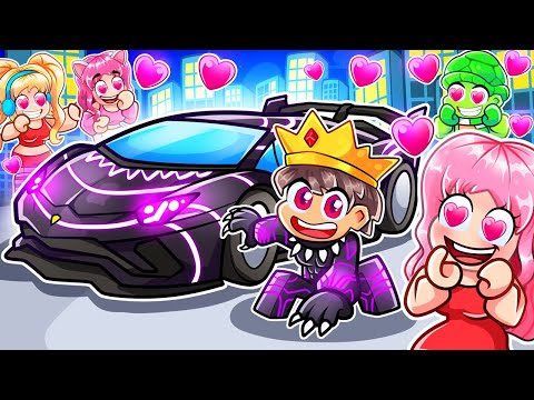 I Spent $754,546 On The NEW BLACK PANTHER CAR In Roblox DRIVING EMPIRE!
